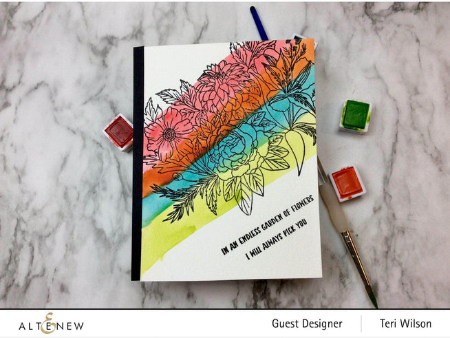 Photocentric Clear Stamps Exotic Garden Stamp Set