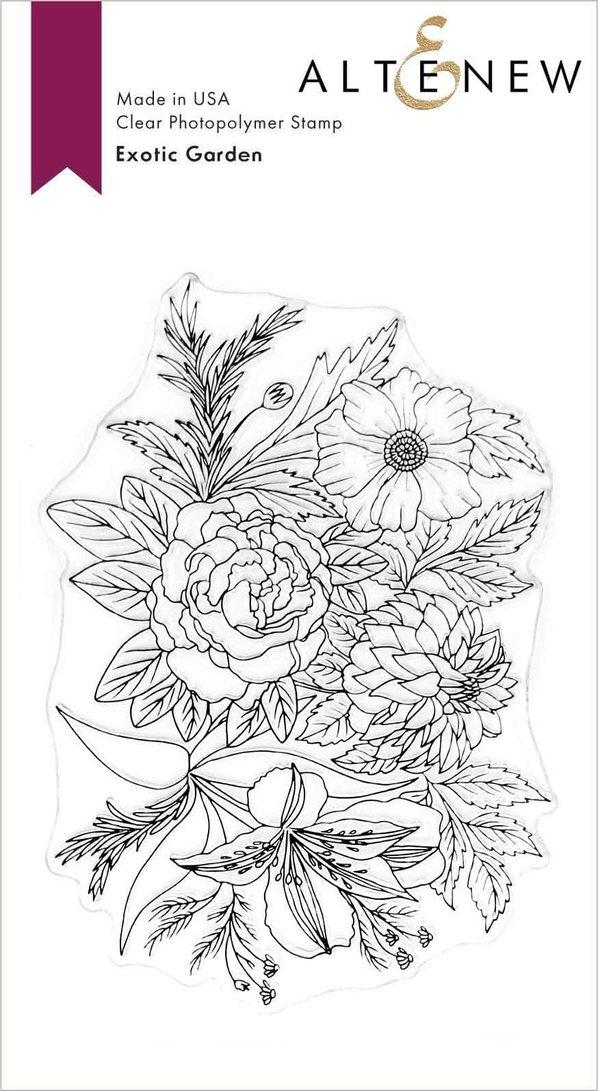 Z - Exotic Garden Stamp Set