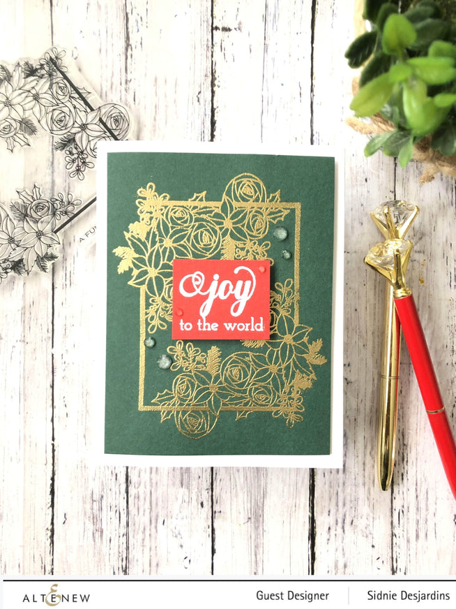 Photocentric Clear Stamps Z - Festive Floral Frame Stamp Set