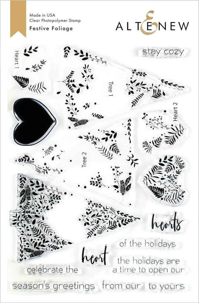 Photocentric Clear Stamps Festive Foliage Stamp Set