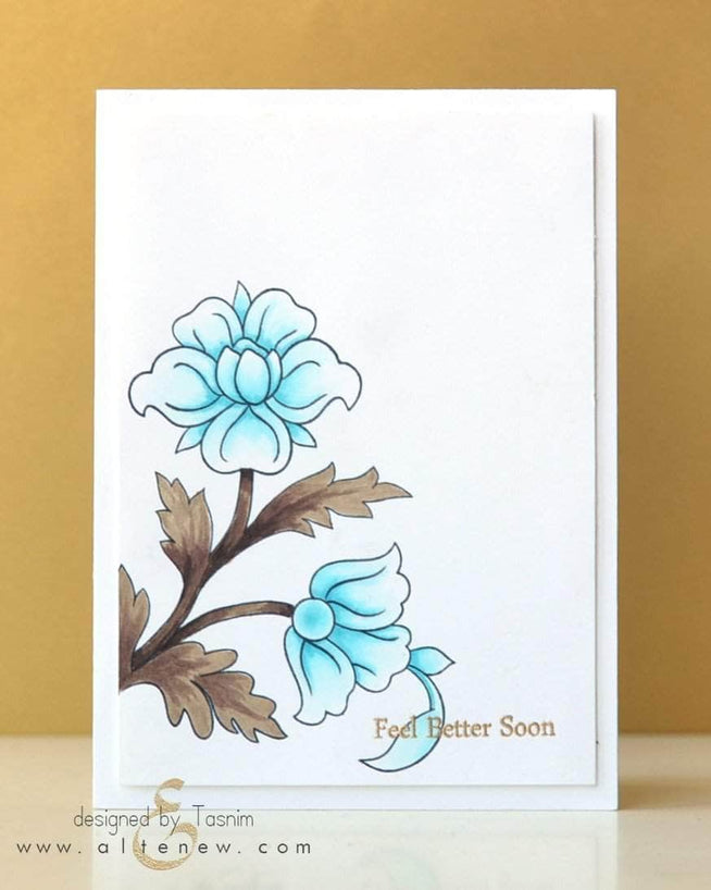 Photocentric Clear Stamps Floral Motifs Stamp Set