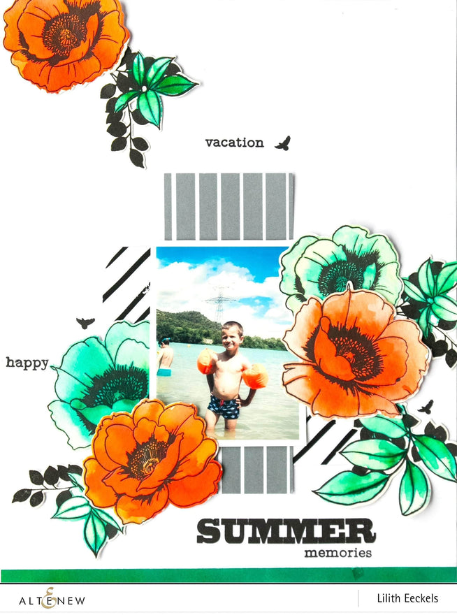 Photocentric Clear Stamps Gradient Sunset Stamp Set