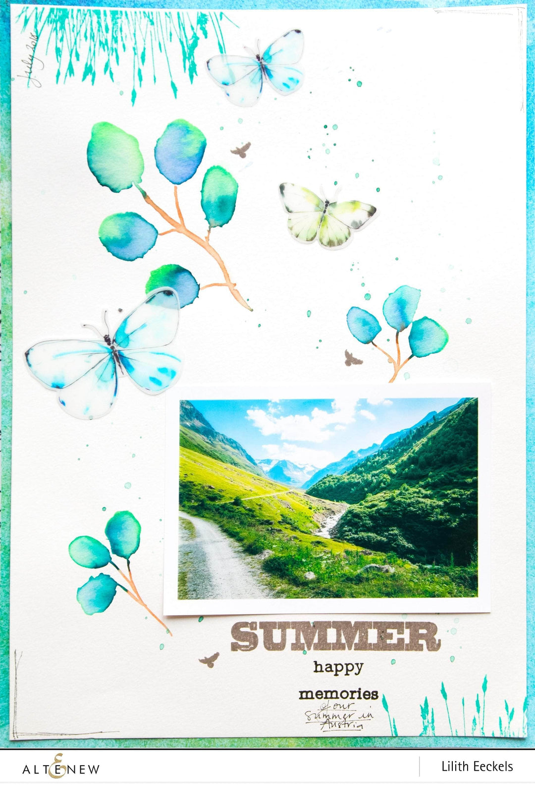 Photocentric Clear Stamps Gradient Sunset Stamp Set