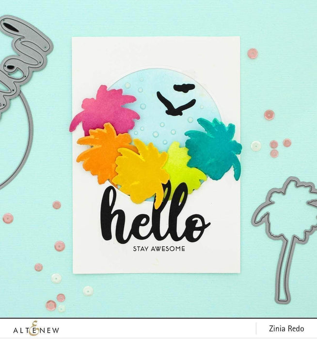 Z - Gradient Sunset Stamp Set