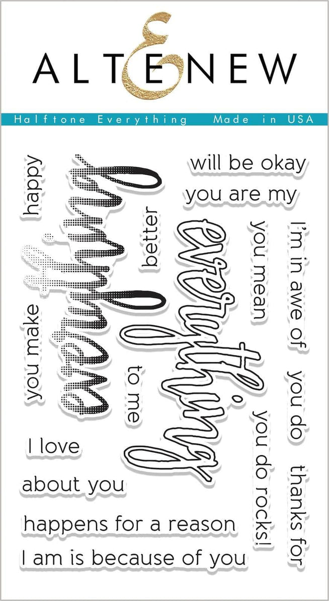 Photocentric Clear Stamps Halftone Everything Stamp Set
