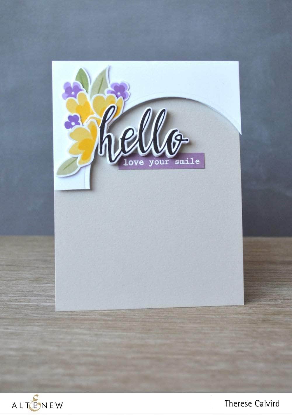 Z - Halftone Hello Stamp Set