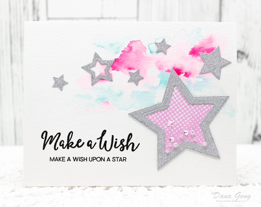 Photocentric Clear Stamps Halftone Stars Stamp Set