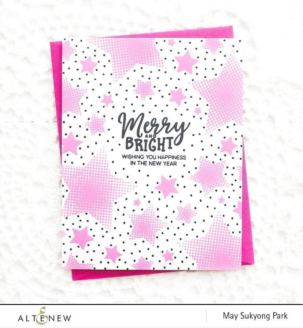 Photocentric Clear Stamps Halftone Stars Stamp Set