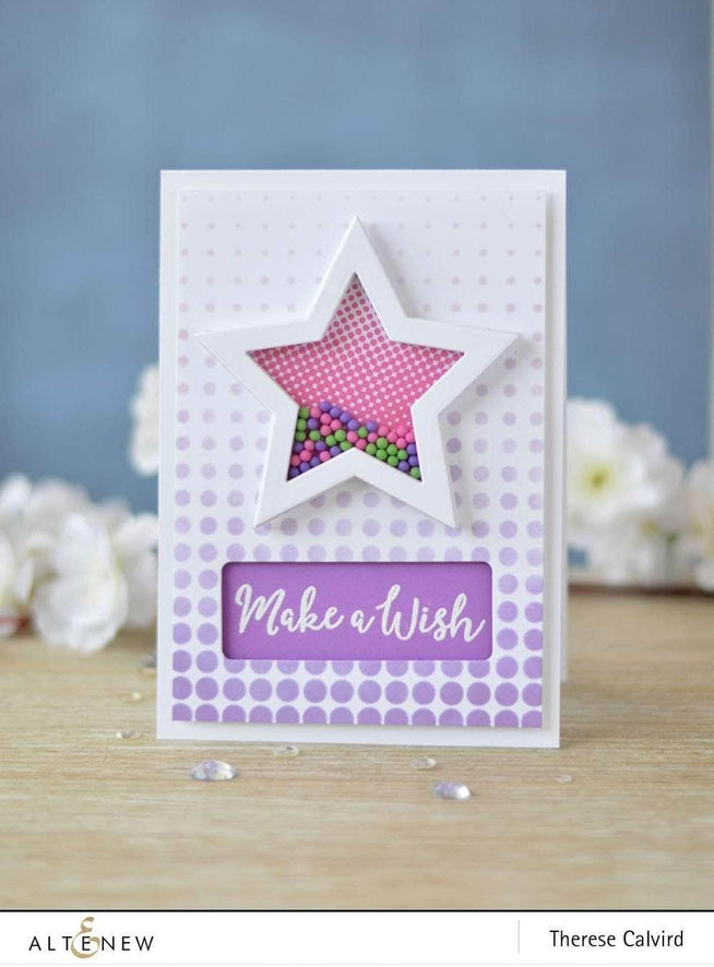 Photocentric Clear Stamps Halftone Stars Stamp Set
