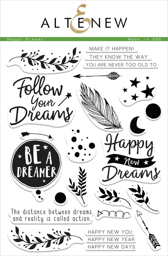 Photocentric Clear Stamps Happy Dreams Stamp Set