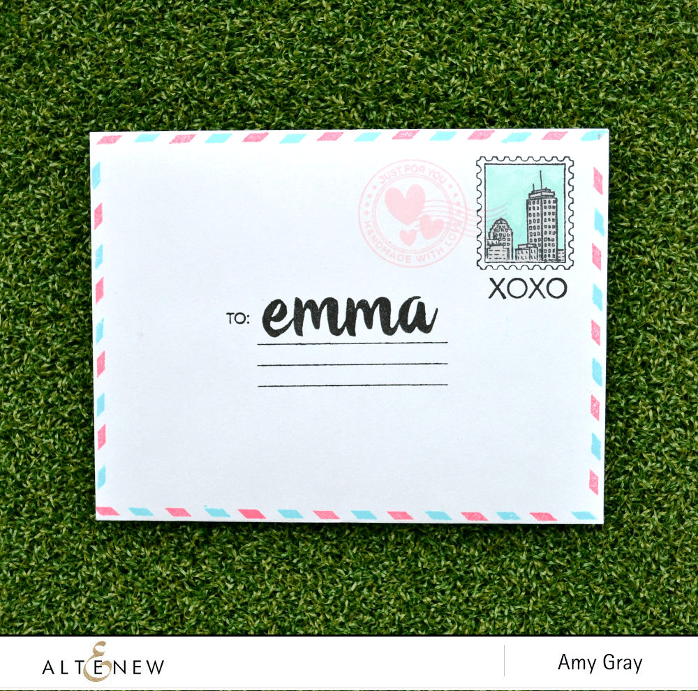 Photocentric Clear Stamps Happy Mail Stamp Set
