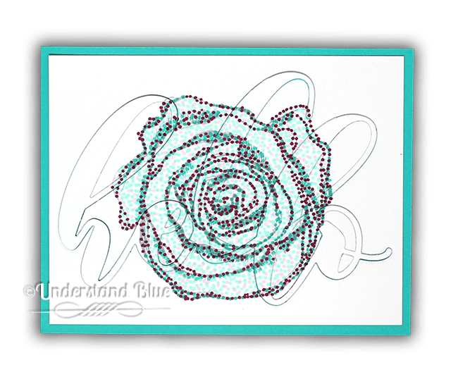 Photocentric Clear Stamps Inked Rose Stamp Set