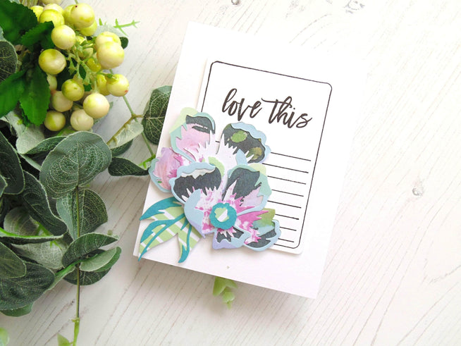 Photocentric Clear Stamps Journal Card Builder Stamp Set