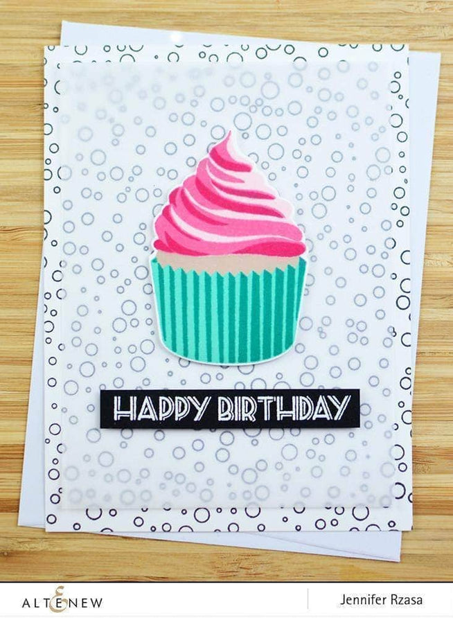 Photocentric Clear Stamps Layered Cupcake Stamp Set