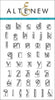 Photocentric Clear Stamps Modern Deco Alpha Stamp Set