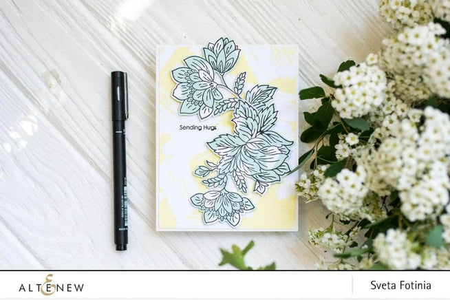 Photocentric Clear Stamps Ornate Foliage Stamp Set