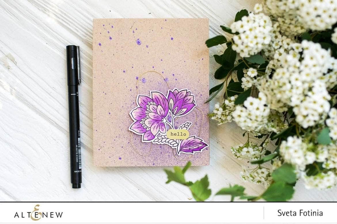 Photocentric Clear Stamps Ornate Foliage Stamp Set