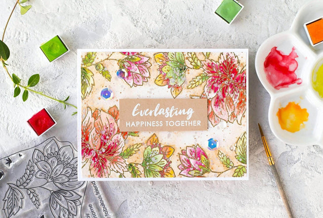 Photocentric Clear Stamps Ornate Foliage Stamp Set