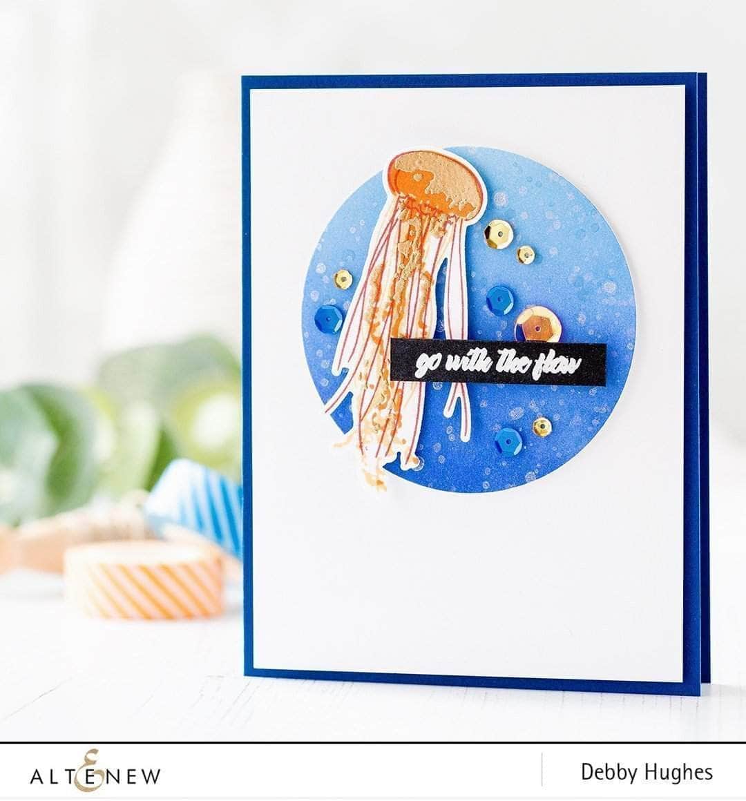 Photocentric Clear Stamps Painted Jellyfish Stamp Set