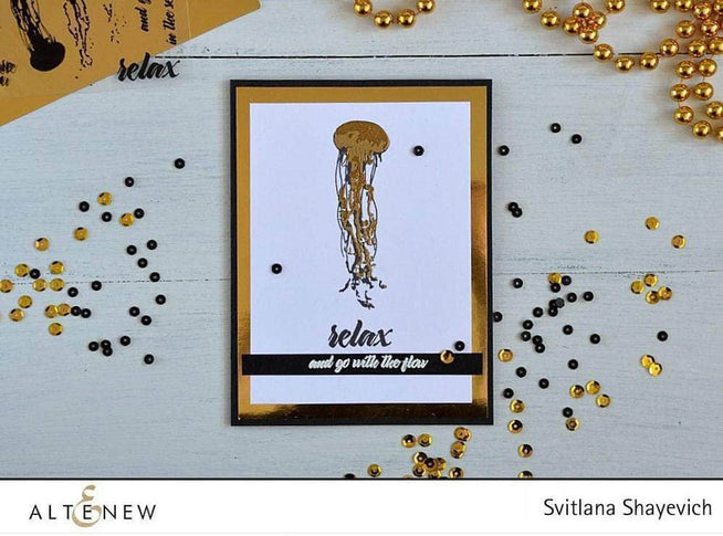 Photocentric Clear Stamps Painted Jellyfish Stamp Set