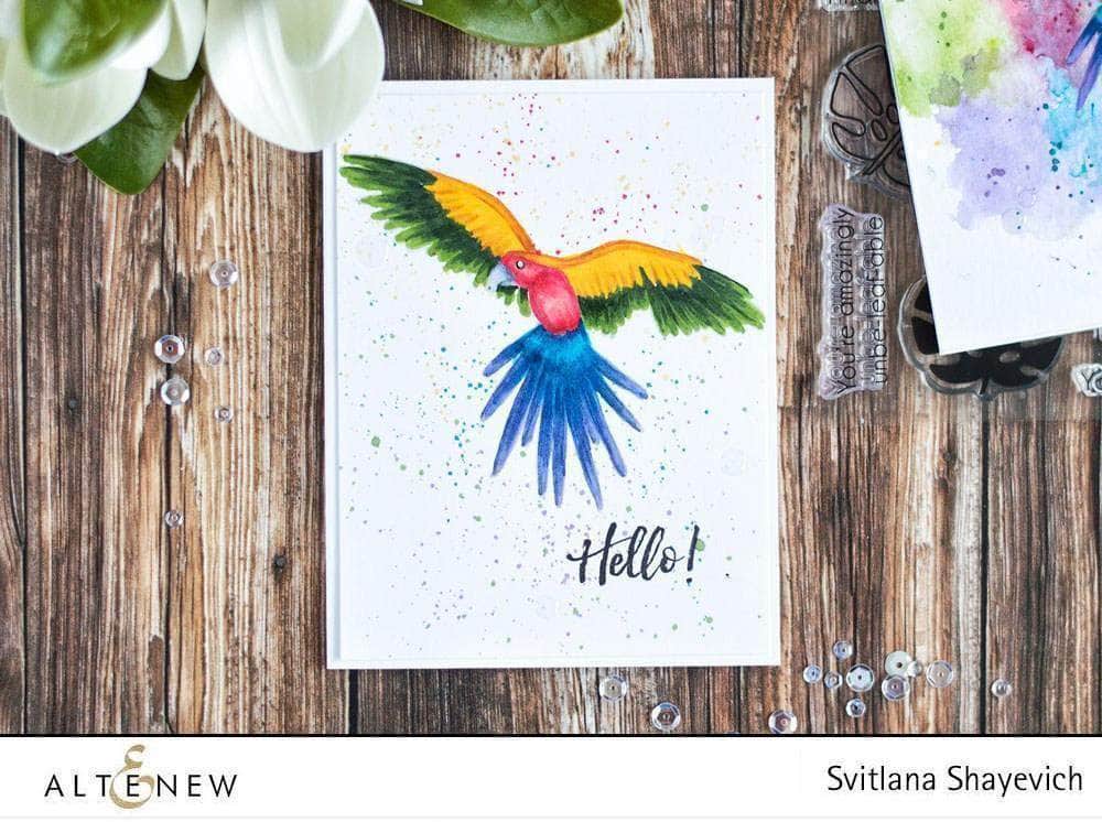 Photocentric Clear Stamps Parrot Paradise Stamp Set