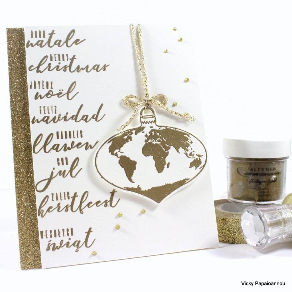 Photocentric Clear Stamps Peace on Earth Stamp Set