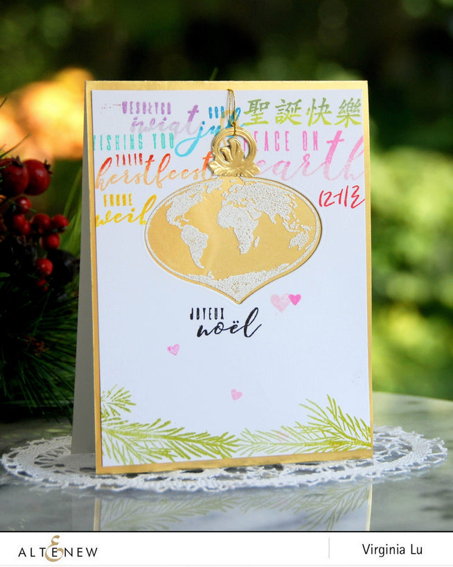 Photocentric Clear Stamps Peace on Earth Stamp Set
