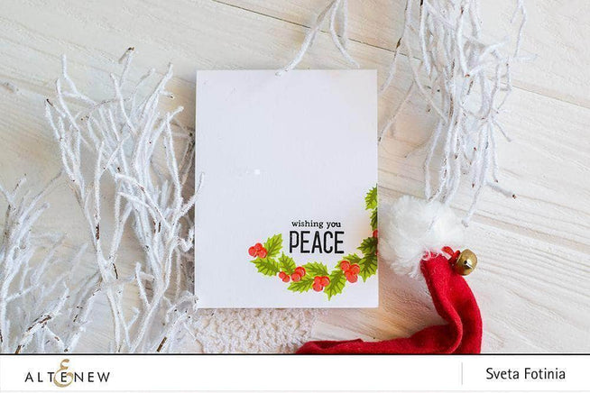 Photocentric Clear Stamps Peaceful Wreath Stamp Set