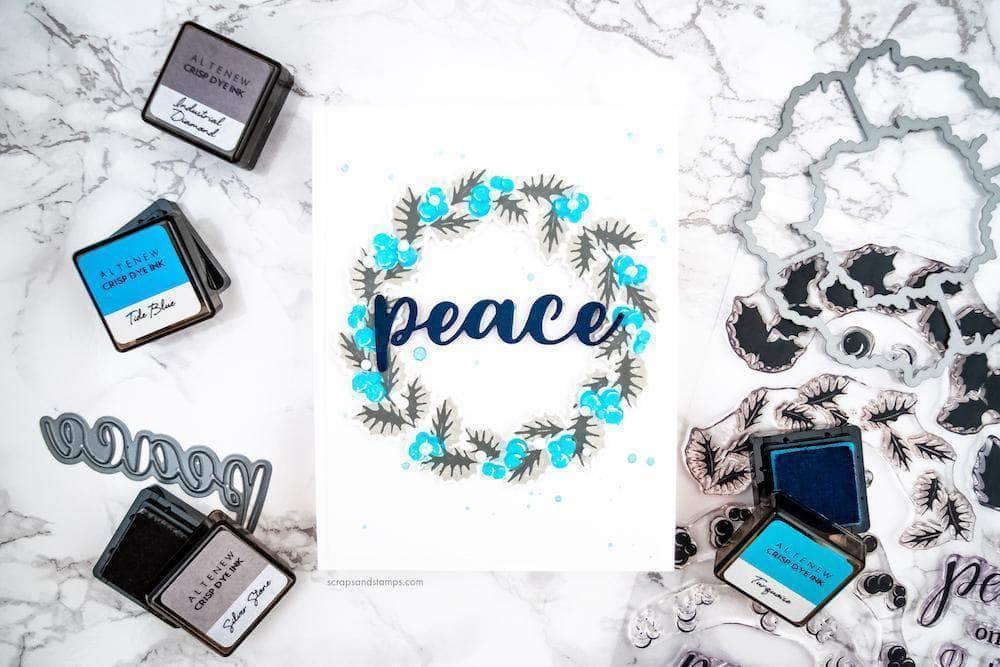 Photocentric Clear Stamps Peaceful Wreath Stamp Set