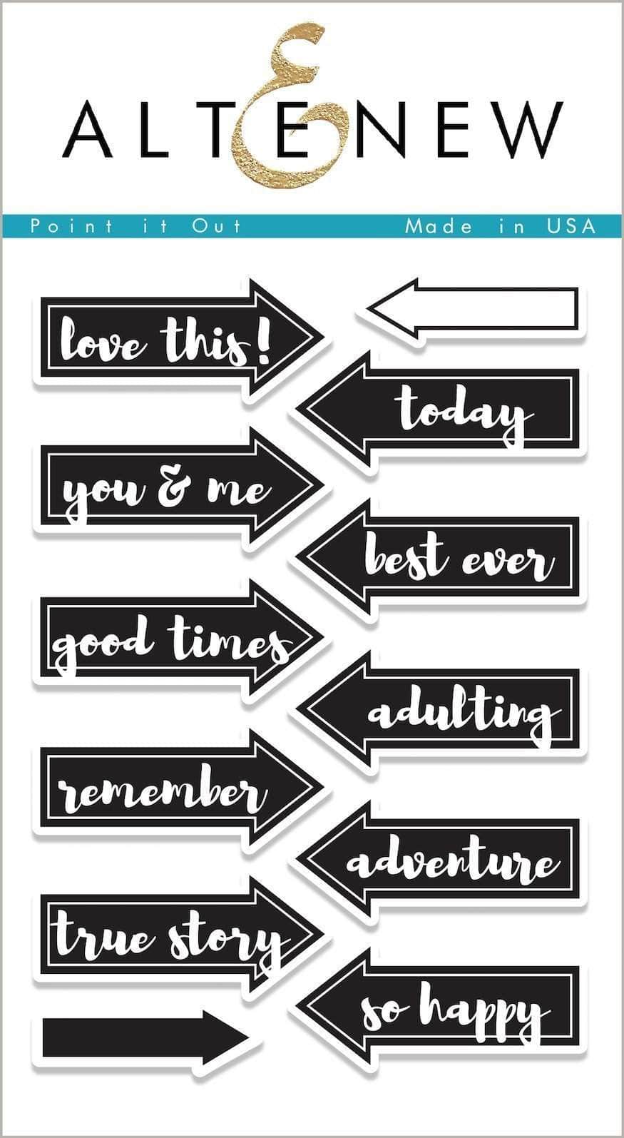 Photocentric Clear Stamps Point It Out Stamp Set