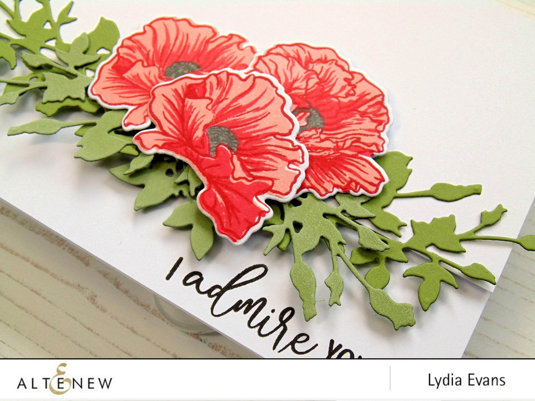 Photocentric Clear Stamps Poppy Fields Stamp Set