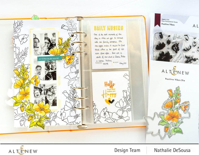 Photocentric Clear Stamps Positive Vibes Stamp Set