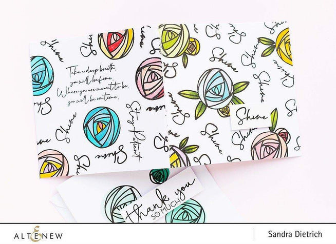 Photocentric Clear Stamps Rennie Roses Stamp Set