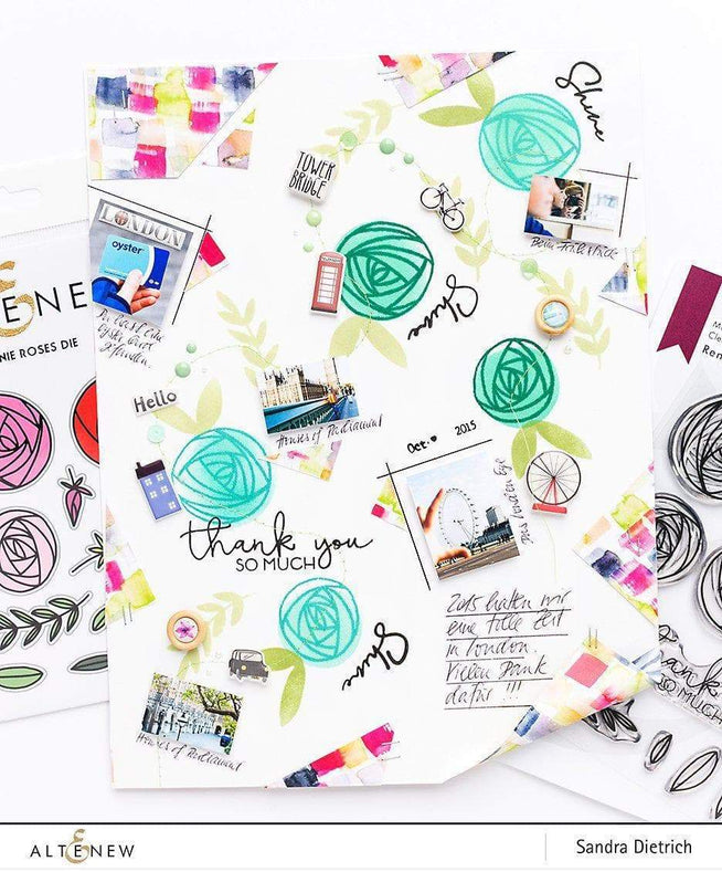 Photocentric Clear Stamps Rennie Roses Stamp Set