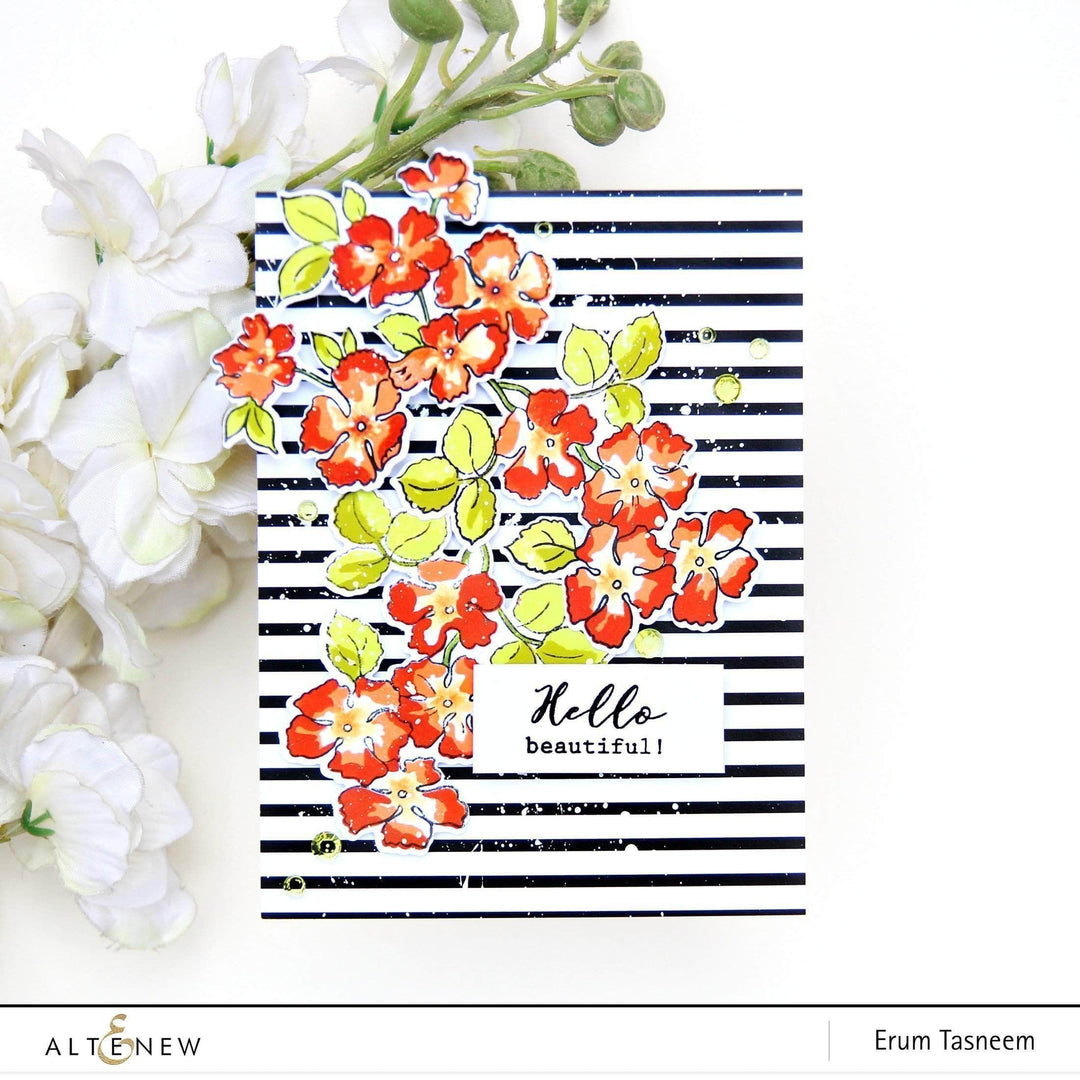 Photocentric Clear Stamps Ruffled Flowers Stamp Set