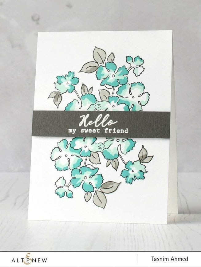 Photocentric Clear Stamps Ruffled Flowers Stamp Set
