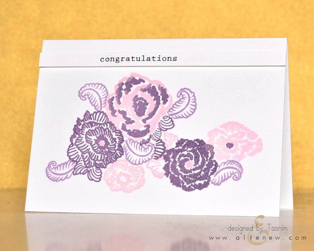 Photocentric Clear Stamps Z - Scribbled Flowers Stamp Set
