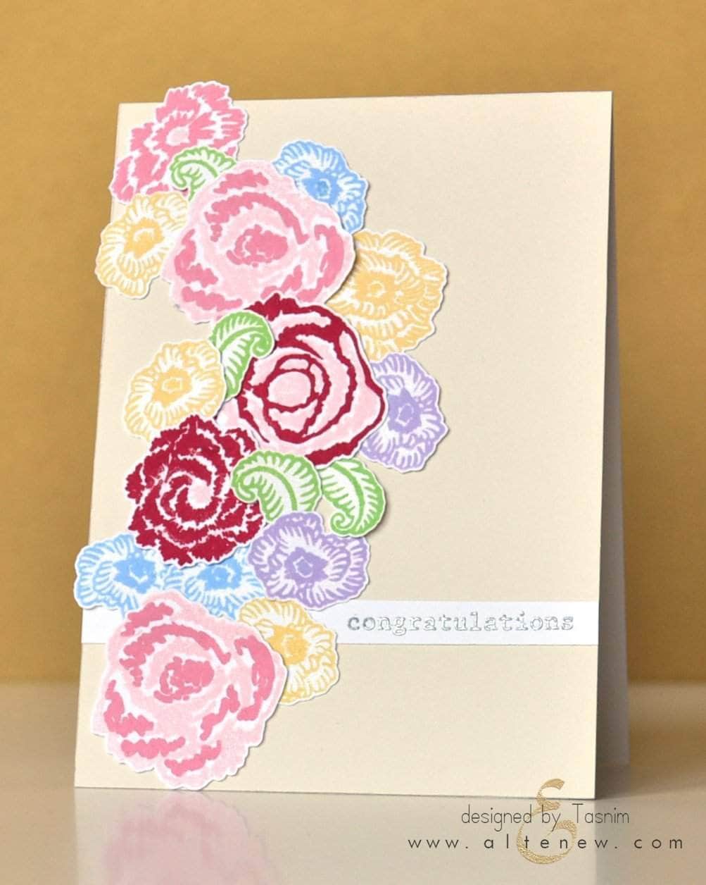 Photocentric Clear Stamps Z - Scribbled Flowers Stamp Set