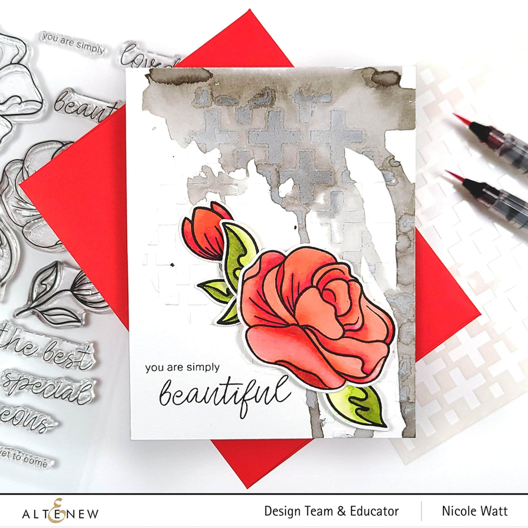 Photocentric Clear Stamps Simple Roses Stamp Set