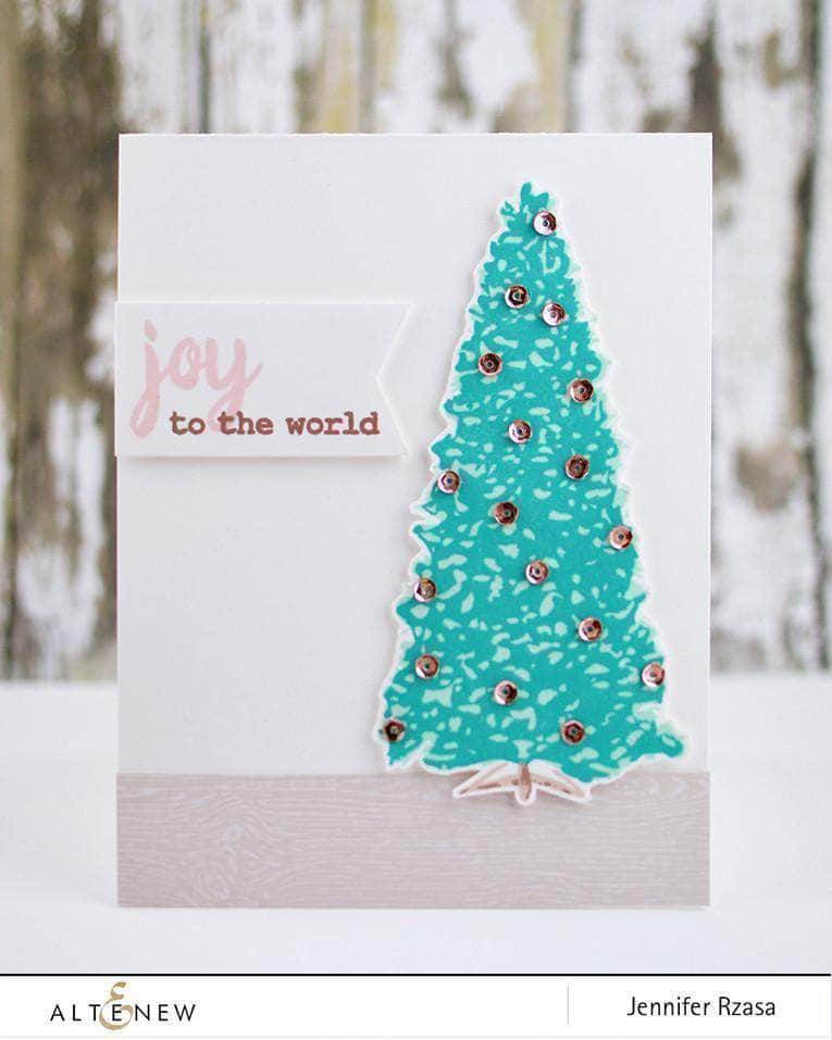 Photocentric Clear Stamps Z - Sketched Evergreen Stamp Set