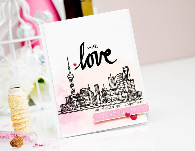 Photocentric Clear Stamps Sketchy Cities Abroad Stamp Set