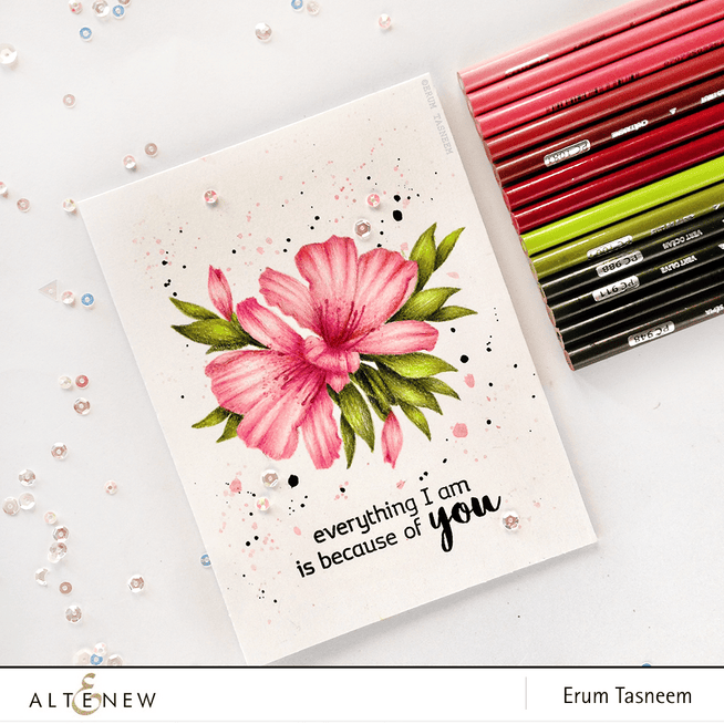 Photocentric Clear Stamps Z - Springtime Azalea Stamp Set