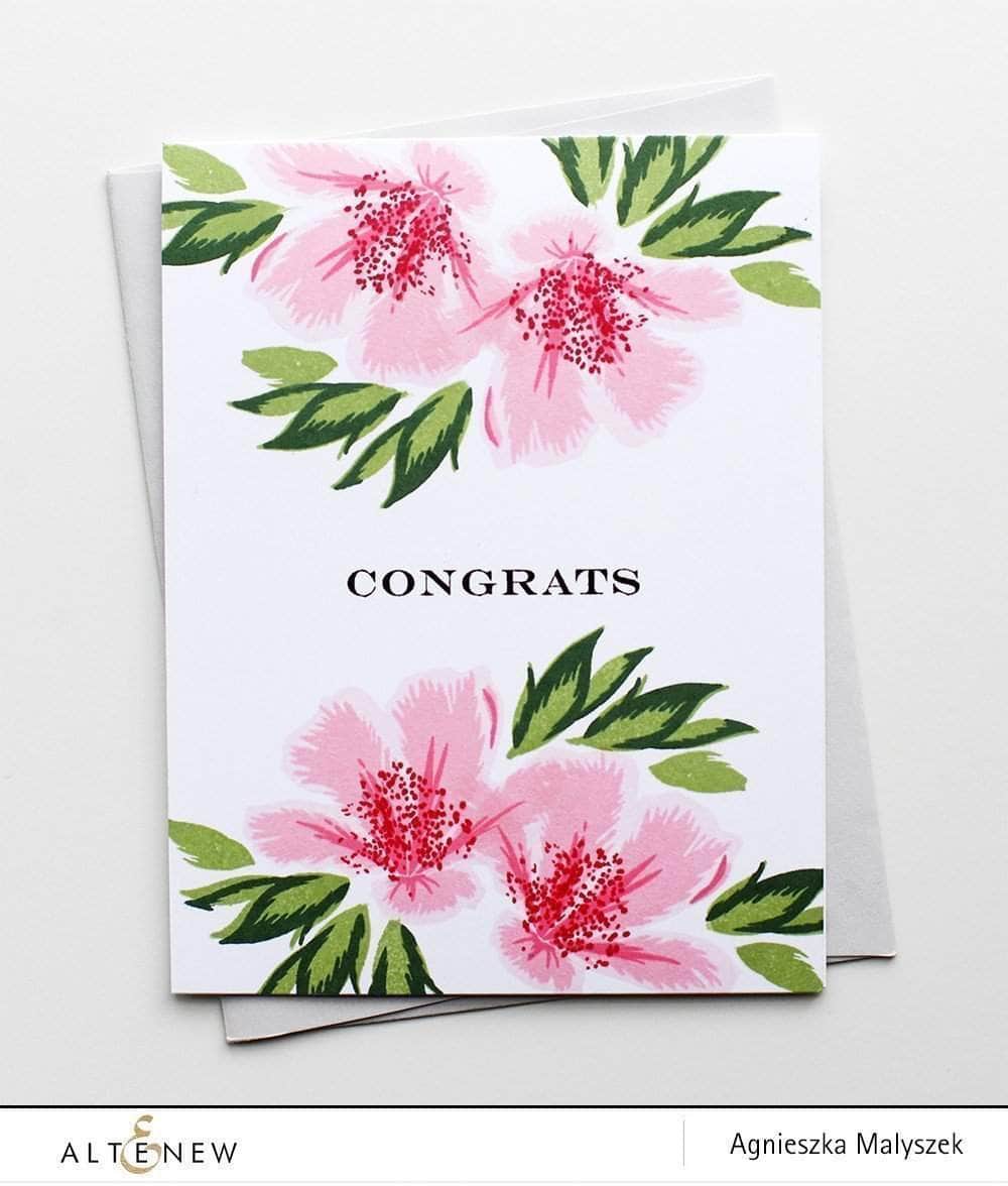 Photocentric Clear Stamps Z - Springtime Azalea Stamp Set