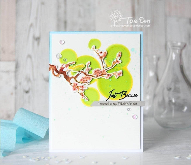 Photocentric Clear Stamps Under the Cherry Blossom Tree Stamp Set