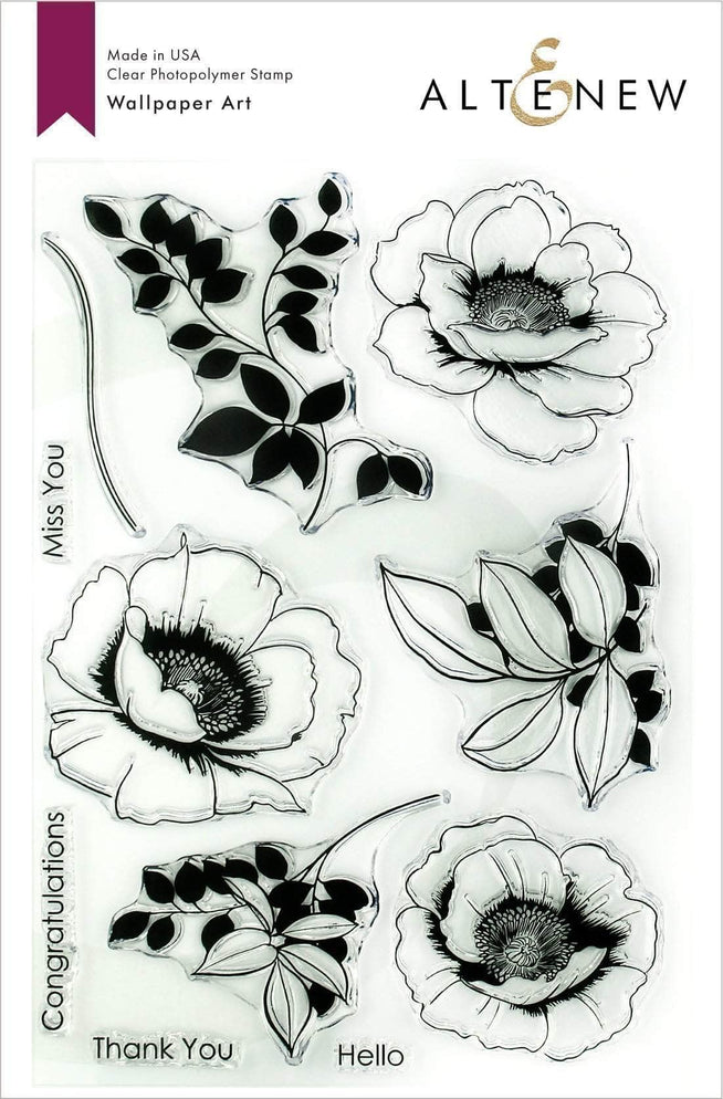 Photocentric Clear Stamps Wallpaper Art Stamp Set