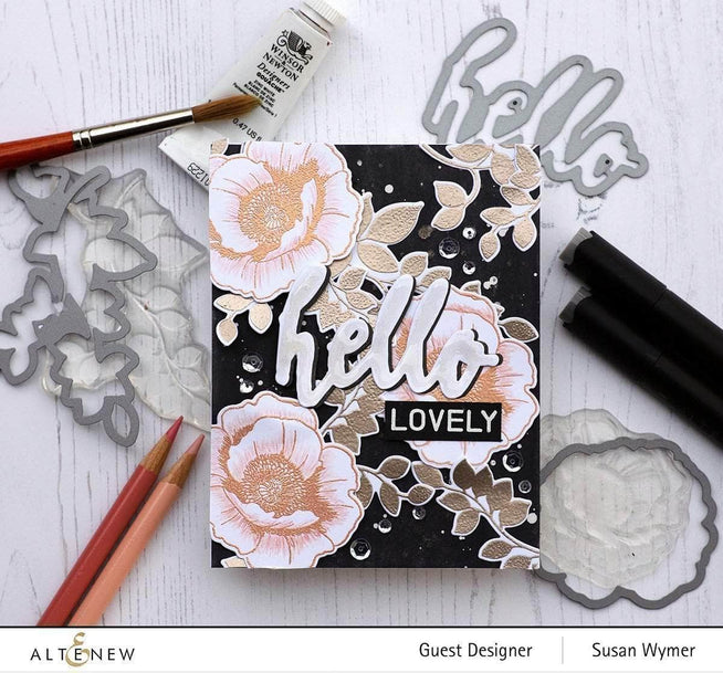 Photocentric Clear Stamps Wallpaper Art Stamp Set
