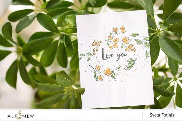 Photocentric Clear Stamps Watercolor Doodles Stamp Set