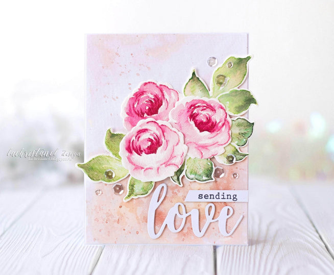 Photocentric Clear Stamps Winter Rose Stamp Set