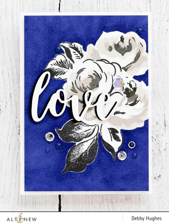 Photocentric Clear Stamps Winter Rose Stamp Set