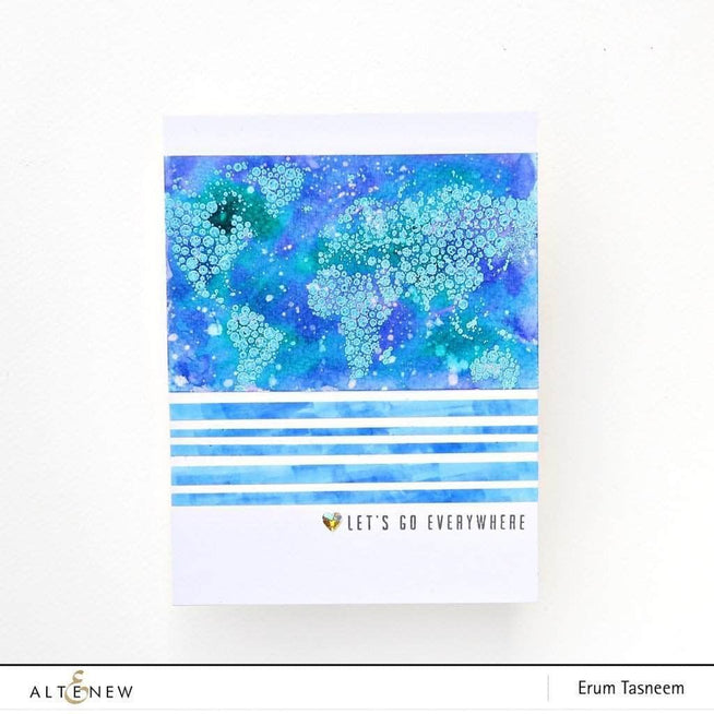 Photocentric Clear Stamps World Map Stamp Set